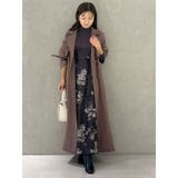 フラワードッキングコルセットワンピース | MERCURYDUO | 詳細画像15