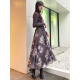 フラワードッキングコルセットワンピース | MERCURYDUO | 詳細画像17