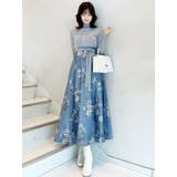 フラワードッキングコルセットワンピース | MERCURYDUO | 詳細画像23