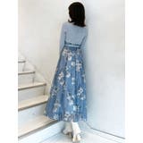 フラワードッキングコルセットワンピース | MERCURYDUO | 詳細画像24