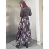 フラワードッキングコルセットワンピース | MERCURYDUO | 詳細画像27