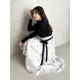 フラワードッキングコルセットワンピース | MERCURYDUO | 詳細画像4