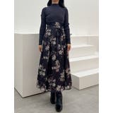 フラワードッキングコルセットワンピース | MERCURYDUO | 詳細画像47