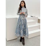 フラワードッキングコルセットワンピース | MERCURYDUO | 詳細画像48