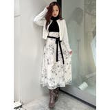 フラワードッキングコルセットワンピース | MERCURYDUO | 詳細画像5