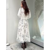 フラワードッキングコルセットワンピース | MERCURYDUO | 詳細画像6