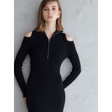 ZIPマーメイドニットワンピース | MERCURYDUO | 詳細画像3