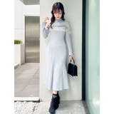 チュールドッキングフレアマーメイドワンピース | MERCURYDUO | 詳細画像15 