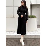 異素材ドッキングオフショルニットワンピース | MERCURYDUO | 詳細画像3 