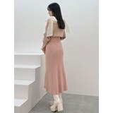 2WAYショルダーリボンマーメイドニットワンピース | MERCURYDUO | 詳細画像15 