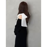 2WAYショルダーリボンマーメイドニットワンピース | MERCURYDUO | 詳細画像5 