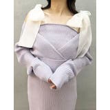 2WAYショルダーリボンマーメイドニットワンピース | MERCURYDUO | 詳細画像7 