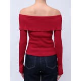 2WAYオフショルZIPロングスリーブニット | MERCURYDUO | 詳細画像18