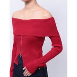 2WAYオフショルZIPロングスリーブニット | MERCURYDUO | 詳細画像20