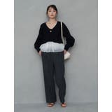 Serena Ruched Hobo Handle Crossbody Bag | MERCURYDUO | 詳細画像3