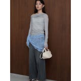 Serena Ruched Hobo Handle Crossbody Bag | MERCURYDUO | 詳細画像6