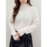フィルムシャギーボトルネックニット | MERCURYDUO | 詳細画像2 