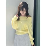オフショルミニシャギーニット | MERCURYDUO | 詳細画像18