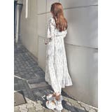 花柄プリーツティアードワンピース | MERCURYDUO | 詳細画像22