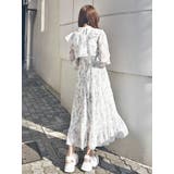 花柄プリーツティアードワンピース | MERCURYDUO | 詳細画像23