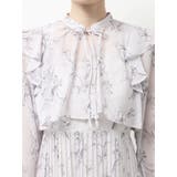 花柄プリーツティアードワンピース | MERCURYDUO | 詳細画像28