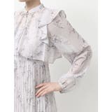 花柄プリーツティアードワンピース | MERCURYDUO | 詳細画像35