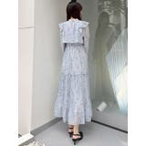 花柄プリーツティアードワンピース | MERCURYDUO | 詳細画像6