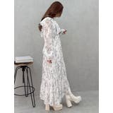 花柄プリーツティアードワンピース | MERCURYDUO | 詳細画像9