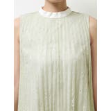 バイカラーレースプリーツミニワンピース | MERCURYDUO | 詳細画像18 