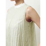 バイカラーレースプリーツミニワンピース | MERCURYDUO | 詳細画像19 