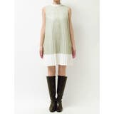 バイカラーレースプリーツミニワンピース | MERCURYDUO | 詳細画像30 