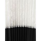 バイカラーレースプリーツミニワンピース | MERCURYDUO | 詳細画像31 