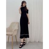 配色クロスリボンニットワンピース | MERCURYDUO | 詳細画像11 