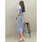 配色クロスリボンニットワンピース | MERCURYDUO | 詳細画像16 