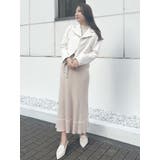 配色クロスリボンニットワンピース | MERCURYDUO | 詳細画像5 