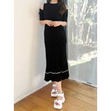 配色クロスリボンニットワンピース | MERCURYDUO | 詳細画像6 