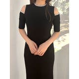 配色クロスリボンニットワンピース | MERCURYDUO | 詳細画像8 