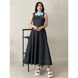 デニムフラワーモチーフジャンスカ | MERCURYDUO | 詳細画像4 