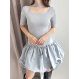 バルーンドッキングミニニットワンピース | MERCURYDUO | 詳細画像12 