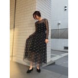 【OUNNOUN】ロゴチュールワンピース | MERCURYDUO | 詳細画像8 