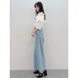 2WAYオフショル五分袖シャーリングブラウス | MERCURYDUO | 詳細画像16 