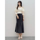 2WAYオフショル五分袖シャーリングブラウス | MERCURYDUO | 詳細画像18 