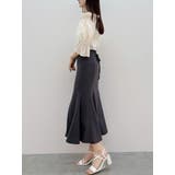 2WAYオフショル五分袖シャーリングブラウス | MERCURYDUO | 詳細画像19 