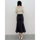 2WAYオフショル五分袖シャーリングブラウス | MERCURYDUO | 詳細画像20 