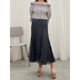 2WAYオフショル五分袖シャーリングブラウス | MERCURYDUO | 詳細画像26 