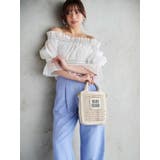 2WAYオフショル五分袖シャーリングブラウス | MERCURYDUO | 詳細画像3 