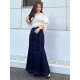 2WAYオフショル五分袖シャーリングブラウス | MERCURYDUO | 詳細画像31 