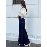 2WAYオフショル五分袖シャーリングブラウス | MERCURYDUO | 詳細画像32 