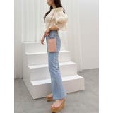 2WAYオフショル五分袖シャーリングブラウス | MERCURYDUO | 詳細画像35 