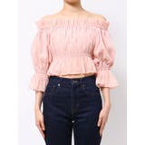 2WAYオフショル五分袖シャーリングブラウス | MERCURYDUO | 詳細画像41 